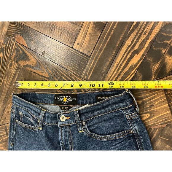 Lucky Brand Classic Rider Crop Capri Women 6/28 Comfy Spring Denim Feminine Soft - Picture 6 of 16